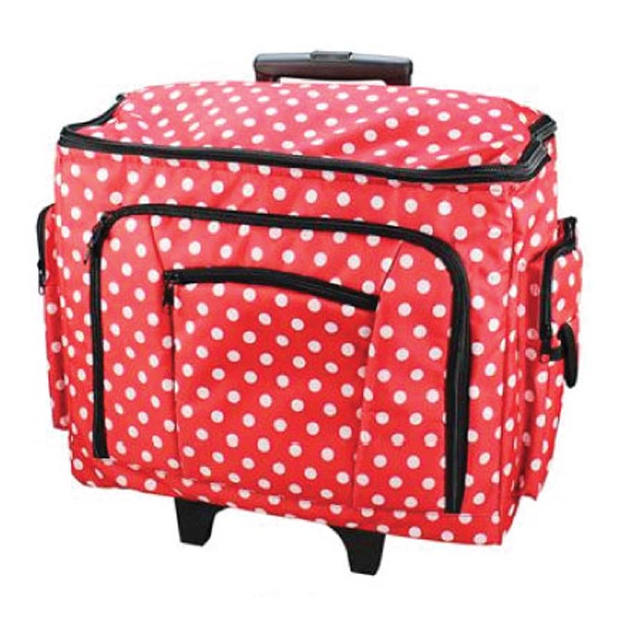 Birch 006108REDDOT Sewing Machine Trolley Bag 47x38x24cm eBay