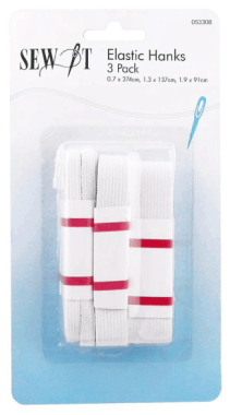 **-Sew It Elastic Hanks 3 Pack-** ##-Birch 053308-##