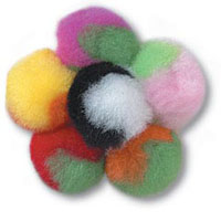 **-Assorted 7mm Pom Poms In Bulk-** ##-Trimits PP1--BULK-##