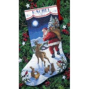 **-Santas Arrival Christmas Cross Stitch Kit-** ##-Dimensions D08683-##