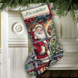 **-Candy Cane Stocking Christmas Cross Stitch Kit-** ##-Dimensions D08778-##
