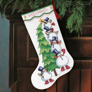**-Trimming The Tree Christmas Cross Stitch Kit-** ##-Dimensions D08820-##