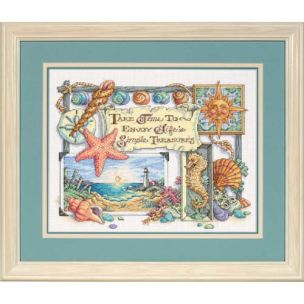 **-Simple Treasures Counted Cross Stitch Kit-** ##-Dimensions D13696-##