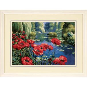 **-Lakeside Poppies Needlepoint/Tapestry Kit-** ##-Dimensions D20066-##