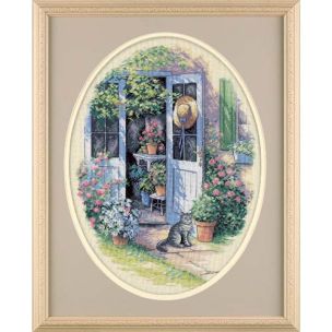 **-Garden Door Counted Cross Stitch Kit-** ##-Dimensions D35124-##