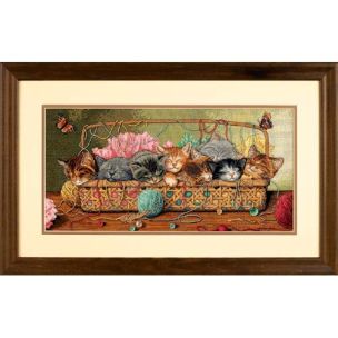 **-Kitty Litter Cross Stitch Kit-** ##-Dimensions D35184-##