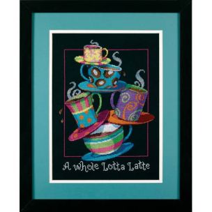 **-A Whole Lotta Latte Counted Cross Stitch Kit-** ##-Dimensions D35218-##