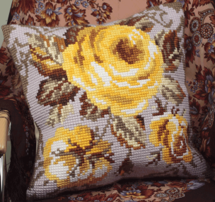 **-Antique Rose Cushion Kit-** ##-Collection D'Art CD5051-##