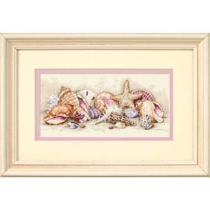 **-Seashell Treasures Cross Stitch Kit-** ##-Dimensions D65035-##