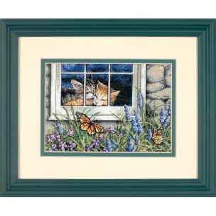 **-Feline Love Cross Stitch Kit-** ##-Dimensions D65051-##