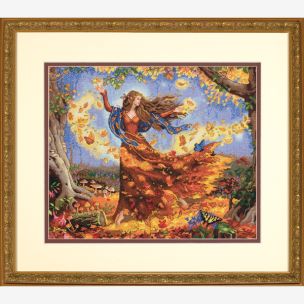 **-Fall Fairy Cross Stitch Kit-** ##-Dimensions D70-35262-##