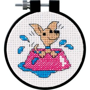 **-Perky Puppy Beginners Cross Stitch Kit-** ##-Dimensions D73039-##