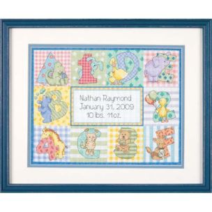 **-Zoo Alphabet Cross Stitch Kit-** ##-Dimensions D73472-##