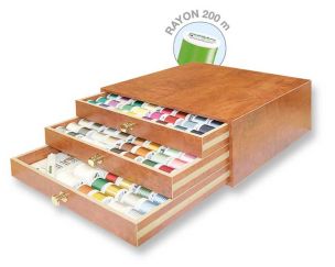 **-Madeira Thread Treasure Chest :: Wood Effect-** ##-Madeira 8180H-##