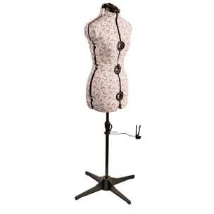 **-Adjustable Dressmakers Dummy-** in a Florentine Paisley Fabric with Hem Marker, Dress Form Sizes 10 to 20, Pin, Measure, Fit and Display your Clothes on this Tailors Dummy ##-Sewing Online 5913---##