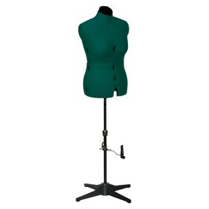 **-Adjustable Dressmakers Dummy-** in Opal Green Fabric with Hem Marker, Dress Form Sizes 10 to 22, Pin, Measure, Fit and Display your Clothes on this Tailors Dummy ##-Sewing Online 02381--OPAL-##