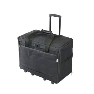 **-Extra Large Sewing Machine Trolley Bag on Wheels-** Black | 63 x 43 x 30cm | Sewing Machine Storage for Janome, Brother, Singer, Bernina and Most Machines ##-Birch 006107-BLACK-##