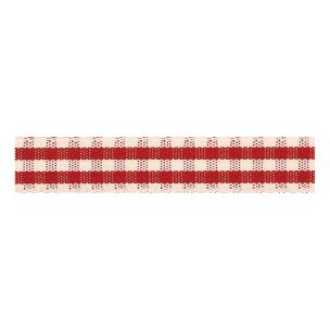 **-Berisfords 15mm Rustic Gingham Ribbon (4m spool)-** ##-Berisfords Ribbon C01377-15----##