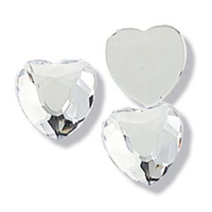**-Clip On Or Sew On Rhinestones-** 12mm Heart ##-Trimits CB145X-##