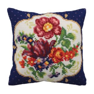 **-Cross Stitch Cushion: Meissen (Right)-** ##-Collection D'Art CD5141-##