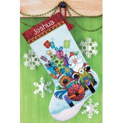 **-Counted Cross Stitch Kit Santas Sidecar-** ##-Dimensions D70-08867-##
