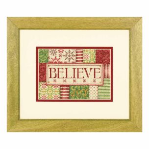 **-Counted Cross Stitch: Believe-** ##-Dimensions D70-08921-##