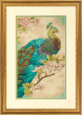 **-Indian Peacock Counted Cross Stitch Kit-** ##-Dimensions D70-35293-##