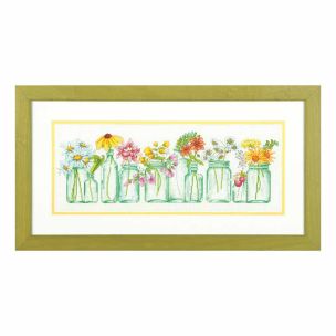 **-Counted Cross Stitch: Mason Jar Line-up-** ##-Dimensions D70-35310-##