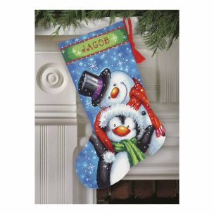 **-Needlepoint: Stocking: Polar Pals-** ##-Dimensions D71-09153-##