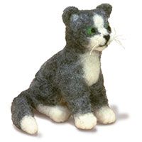 **-Needle Felt Kit Cat-** ##-Dimensions D72-73799-##