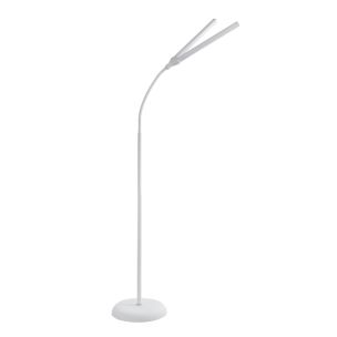 **-Double LED Sewing Floor Light-** Free Standing Dimmable Floor Lamp on Stand for Sewing Room Lighting, Adjustable Brightness Natural Daylight Effect Sewing Area Light for Hand/Machine Sewing Reading ##-Sewing Online SO1360-##