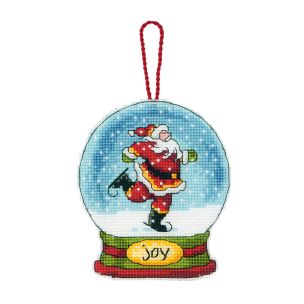 **-Counted Cross Stitch: Snow Globe: Joy-** ##-Dimensions D70-08905-##