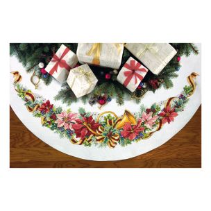 **-Counted Cross Stitch: Tree Skirt: Holiday Harmony-** ##-Dimensions D70-08939-##