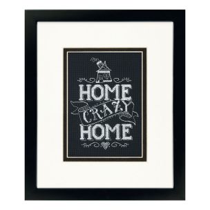 **-Classic: Counted Cross Stitch: Home Crazy Home-** ##-Dimensions D70-65149-##