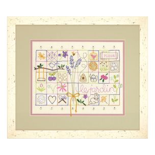 **-Crewel Embroidery: Le Jardin Sampler-** ##-Dimensions D71-01545-##