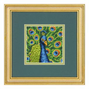 **-Needlepoint Kit: Colourful Peacock-** ##-Dimensions D71-07242-##