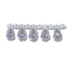 **-Fancy Shape Beaded Pearl Fringing 12mm X 10m Rolls-** ##-Trimits EG451----##