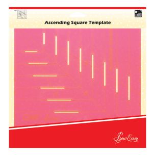 **-Ascending Square Template-** ##-Sew Easy ERGG10-PNK-##