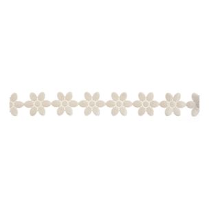 **-Flower Trim 25m X 18mm-** ##-Essential Trimmings ET609-----##