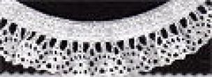 **-Cotton Elasticated Lace 25mm-** ##-Essential Trimmings ET293-----##