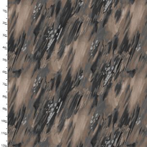 **-Cotton Craft Fabric 110cmx1m Metallic Fusion Collection-** Neutral Brush Strokes ##-Sewing Online 16556-MLT-##