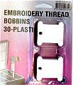 **-Embroidery Thread Bobbins: Plastic-** ##-Hemline H3006-PL-##