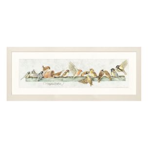 **-Counted Cross Stitch Kit: The Pecking Order (Evenweave)-** ##-Lanarte PN-0007963-##
