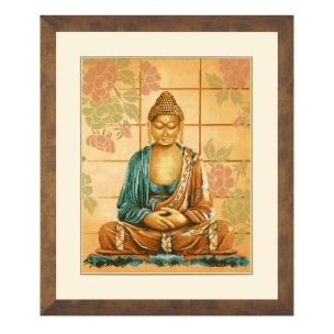 **-Counted Cross Stitch Kit: Buddha (Evenweave)-** ##-Lanarte PN-0008040-##