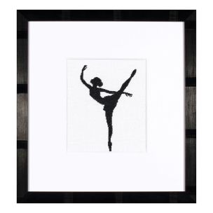 **-Counted Cross Stitch Kit: Ballet Silhouette 2 (Evenweave)-** ##-Lanarte PN-0008132-##