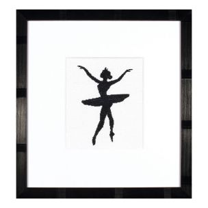 **-Counted Cross Stitch Kit: Ballet Silhouette 3 (Evenweave)-** ##-Lanarte PN-0008133-##