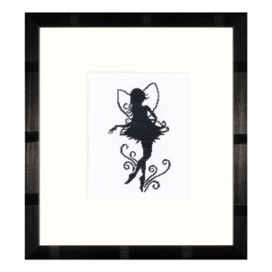 **-Counted Cross Stitch Kit: Cute Little Fairy Silhouette (Evenweave)-** ##-Lanarte PN-0008195-##