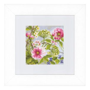 **-Counted Cross Stitch Kit: Peonies (Evenweave)-** ##-Lanarte PN-0146359-##
