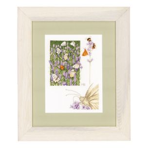 **-Counted Cross Stitch Kit: Lavender Field (Evenweave)-** ##-Lanarte PN-0146979-##