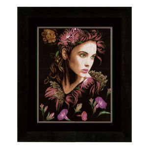 **-Counted Cross Stitch Kit: In Thoughts (Aida,W)-** ##-Lanarte PN-0147004-##